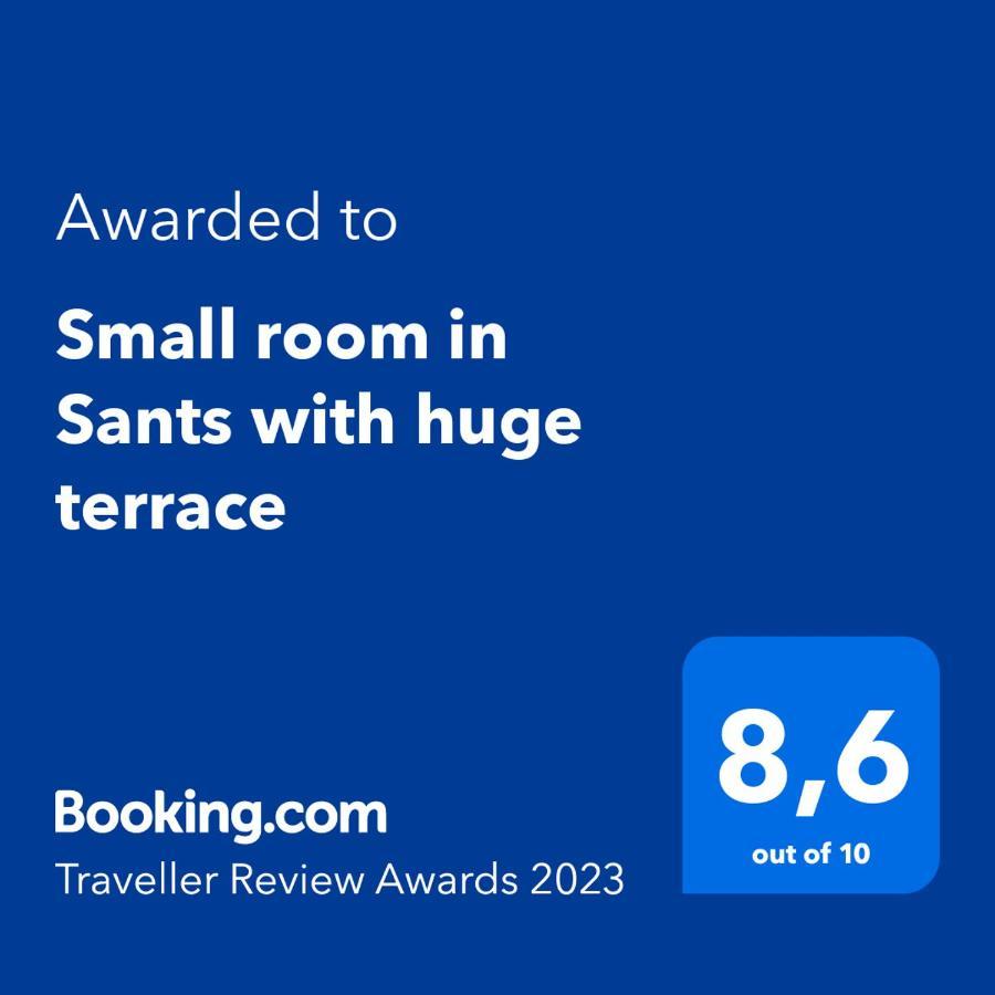 Small Room In Sants With Huge Terrace Barcelona Eksteriør bilde